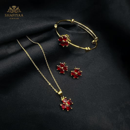 Ruby Radiance Jewelry Set