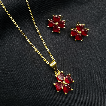 Ruby Radiance Jewelry Set