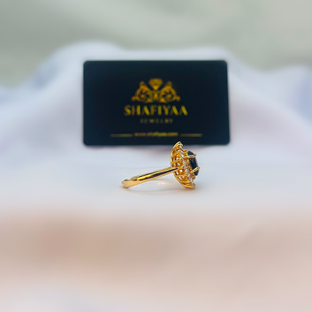 Midnight Sunburst Ring