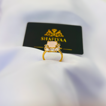 Blush Princess Emerald Ring
