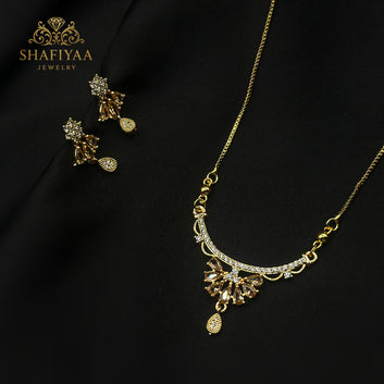 Golden Cascade Luxe Jewelry Set