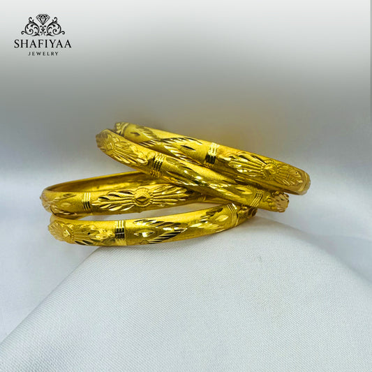 Golden Radiance Bangles